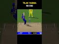 ​Tilak Varma Finishing Style! 💥 #mumbaiindians #tilakvarma  #cricketshorts #gamechanger #tilakvarma