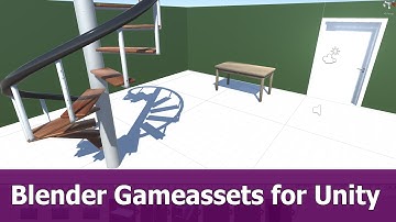 Blender Game-Assets for Unity 5 Level