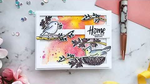 Watercoloring With Distress Oxides