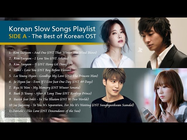 Korean Slow Songs Playlist with Lyrics - Side A : The Best of Korean OST class=