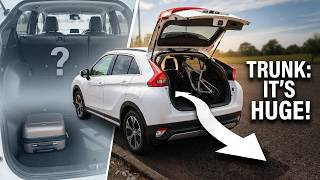 Is the ECLIPSE CROSS trunk big enough Full boot space & seating flexibility test! π§