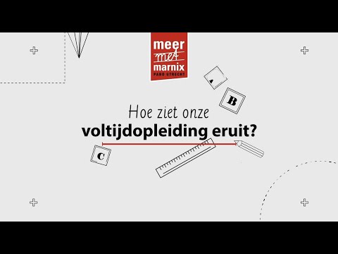 Marnix Academie | Hoe ziet onze voltijdopleiding eruit?