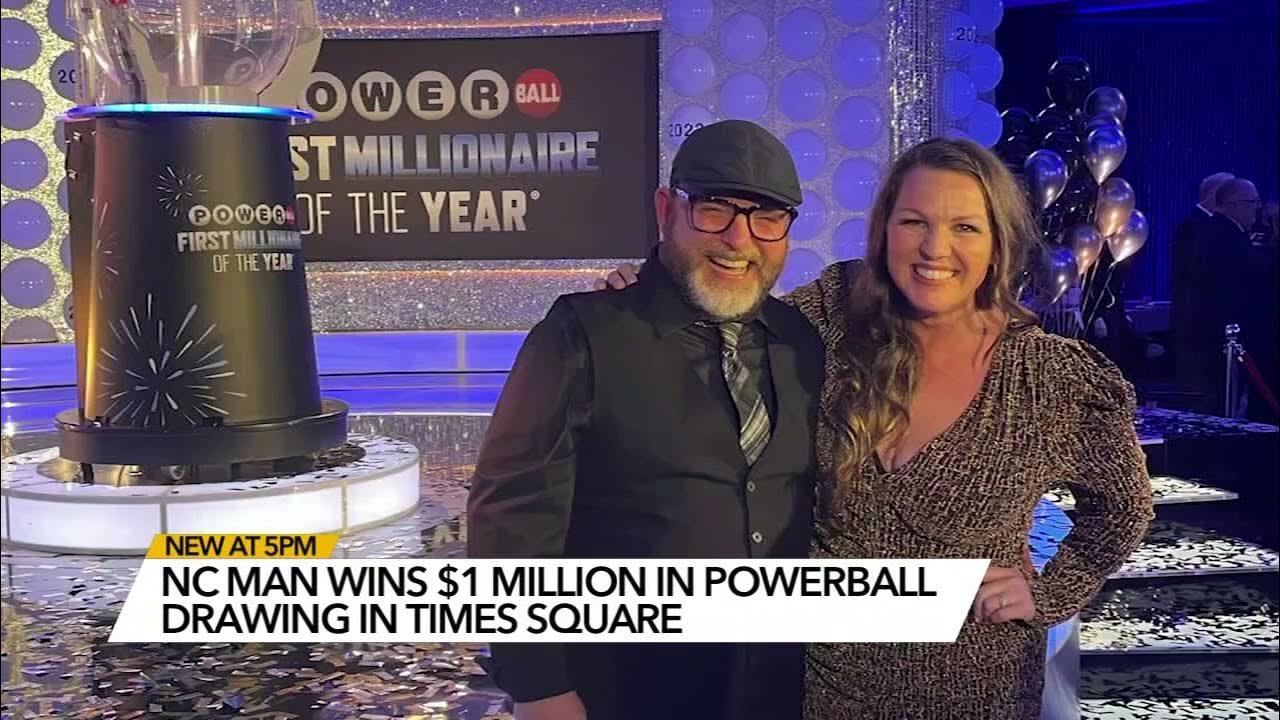 North Carolina man wins Powerball's First Millionaire of the Year YouTube