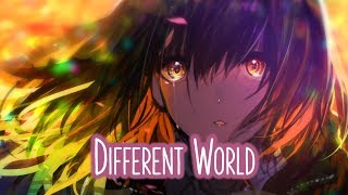 Nightcore - Different World || Lyrics Resimi