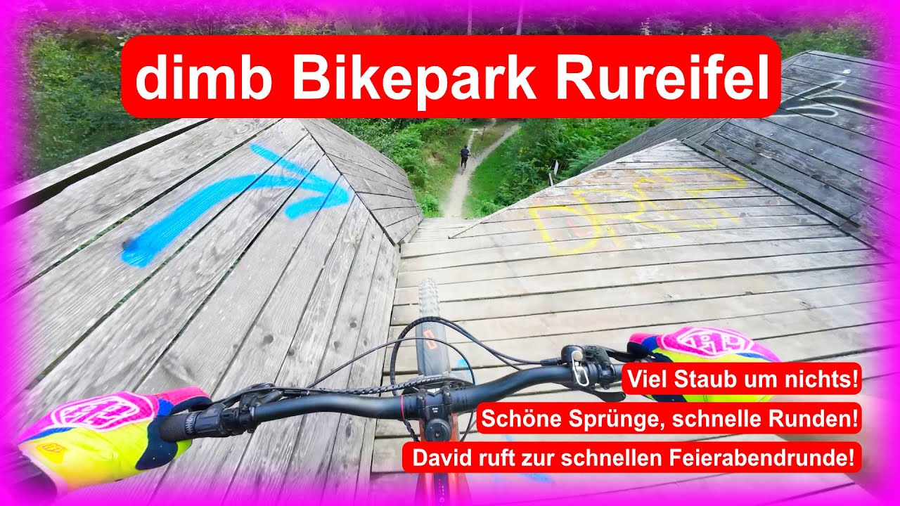 dimb Bikepark Rureifel - Schnelle MTB Runde mit schönen Sprüngen von David - E-MTB Giant Reign e+