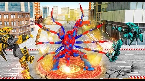 Spider Robot Car Game – Robot Transforming Games Android Gameplay
