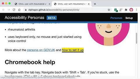 Chris - Accessibility persona