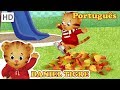 Daniel Tigre em Português 🎒 Prepare-se para a Escola Comigo! 📚 Vídeos para Crianças