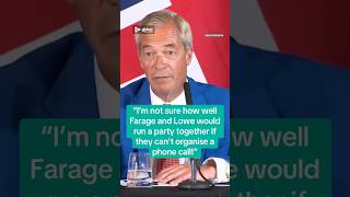 Will Farage and Lowe - Reform and Restore - team up, or tear each other apart?