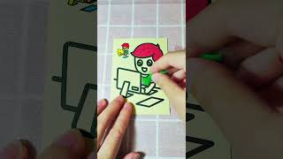 Tô Màu Tranh Cát Thư Giãn P2 #shorts | Sand Glitter Coloring | Duki Tô Vẽ