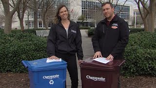 What Can and Can't Be Recycled in Chesapeake