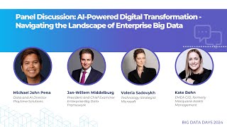 Panel Discussion: AI-Powered Digital Transformation -Navigating the Landscape of Enterprise Big Data