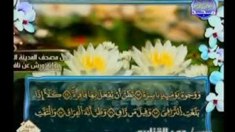 سورة القيامة - الشيخ عمر القزابري - مصحف قناة المجد