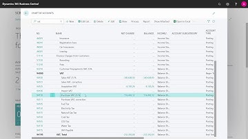 How to Reconcile VAT - Microsoft Dynamics 365 Business Central