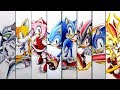 Drawing Sonic Characters Dreamcast Era - Compilation