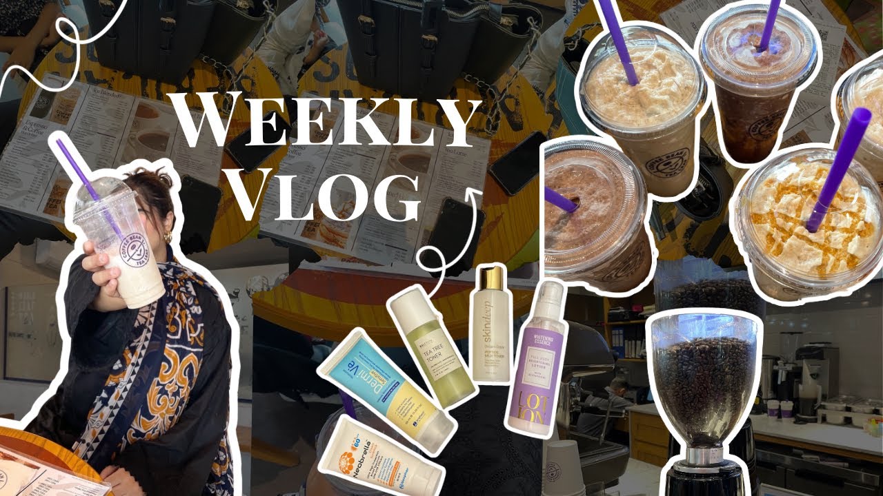 Weekly Vlog | Coffee Dates, Skincare & Shopping with Cousin ☕✨