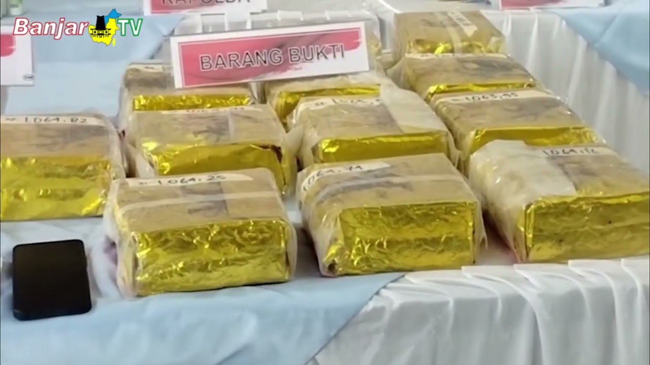 POLDA KALSEL AMANKAN 29 KG SABU DAN EKSTASI