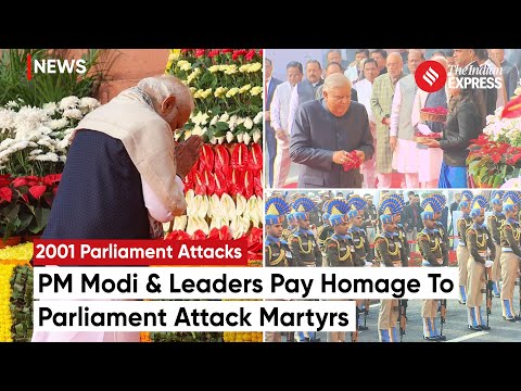 Parliament Attack: PM Modi and Political Leaders Commemorate 20th Anniversary of Sansad Hamla @indianexpress