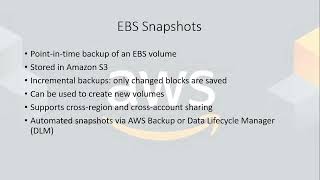 AWS Cloud Practitioner: EC2 Storage Section