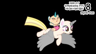 MLP Speedpaint Base Making: 4 programs challenge