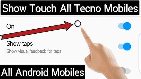 How to enable show touch Touch pointer,Touch Screen,||All Tecno & Android Mobiles||In Urdu/Hindi||