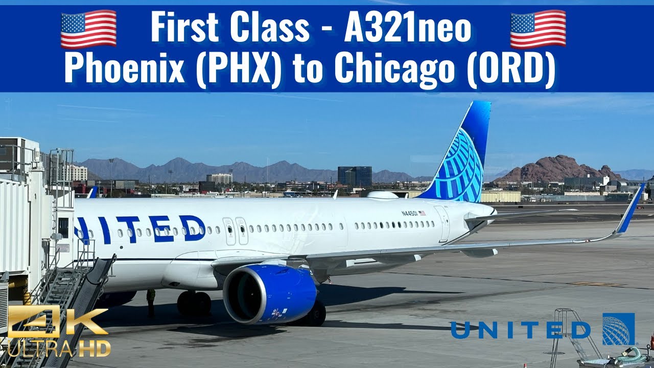 United Airlines | A321neo | First Class | Phoenix (PHX) to Chicago (ORD) | Trip Report