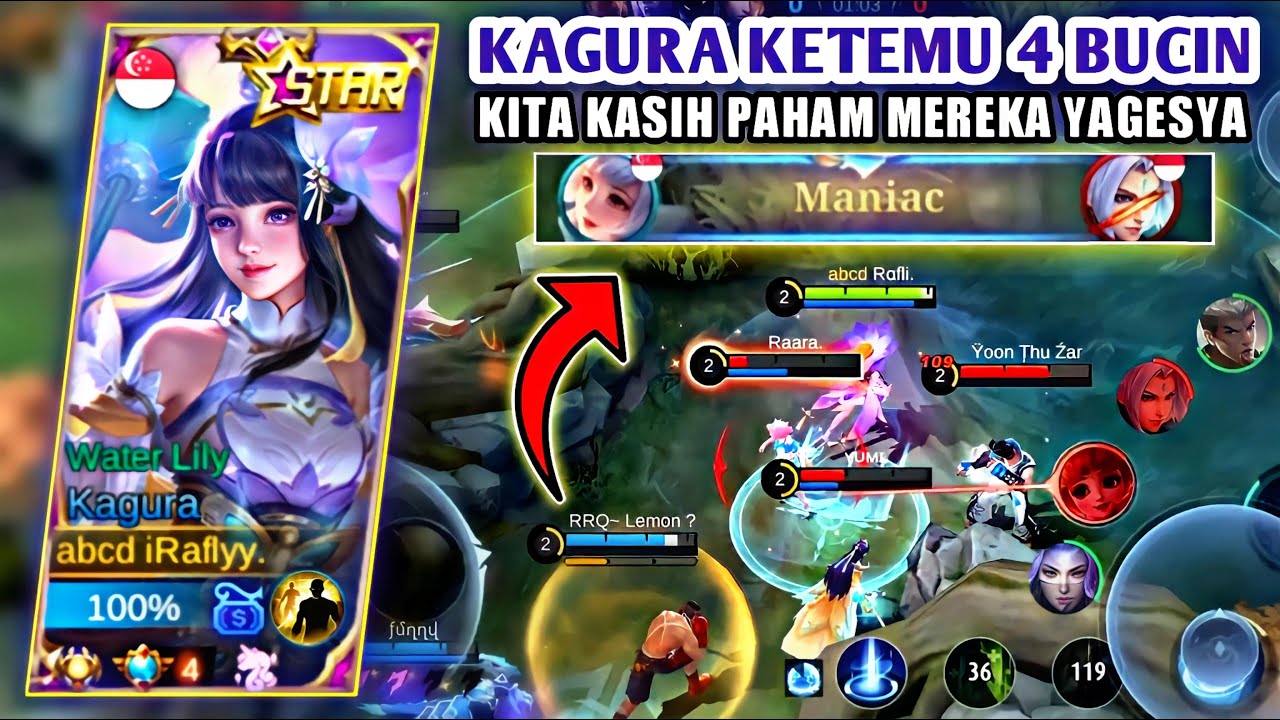 KETEMU 4 ORANG BUCIN AUTO KASIH PAHAM PAKE COMBO KAGURA FLICKER BY