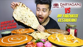 INDIAN BEST DAL MAKHANI AND BUTTER CHICKEN WITH BUTTER NAAN AND GARLIC NAAN @daryaganj8879 MUKBANG