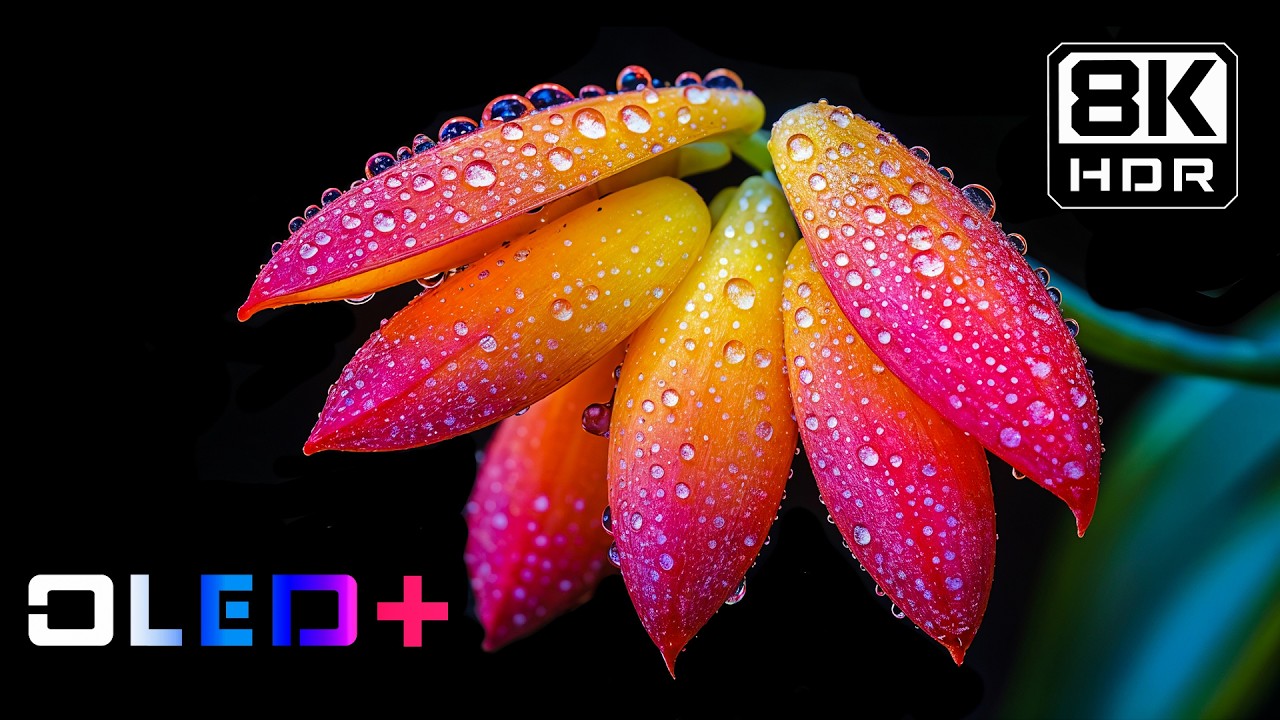 OLED DEMO – Stunning Floral Showcase in 8K HDR | Dolby Vision™