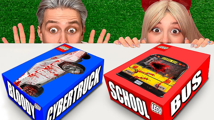 🩸💉DO NOT OPEN THE LEGO SET bloody Cybertruck and School Bus At 3:00 AM!