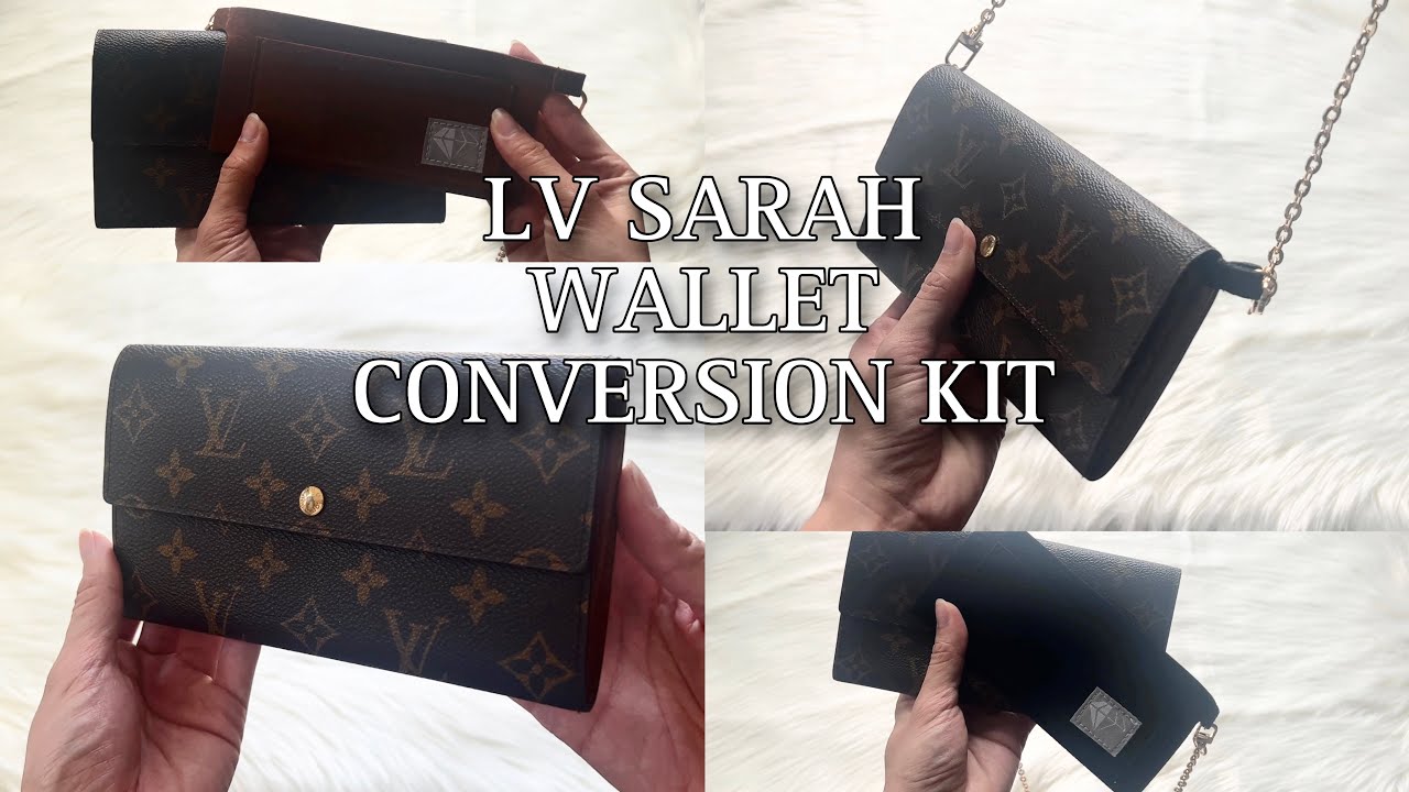 Louis Vuitton Sarah Wallet Hack #lvsarahwallet #lvbag 
