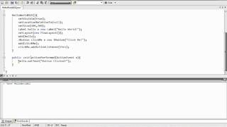 JAVA Tutorial - Designing a Basic Graphical User Interface (GUI) Part 1 - Session 5