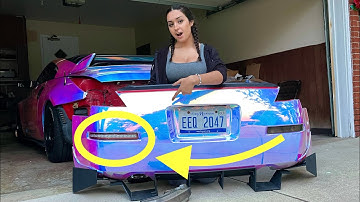 Changing My 350z Turn Signals to Sequential LEDs | Christina Roki