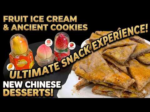 13th Century Cookies & Trying NEW Chinese Ice Cream Bars