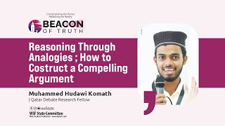 Reasoning Through Analogies ; How to Construct a Compelling Argument | Muhammed Komath | WSF Stats