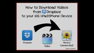 How to Download Videos from Dropbox to your iPad or iPhone