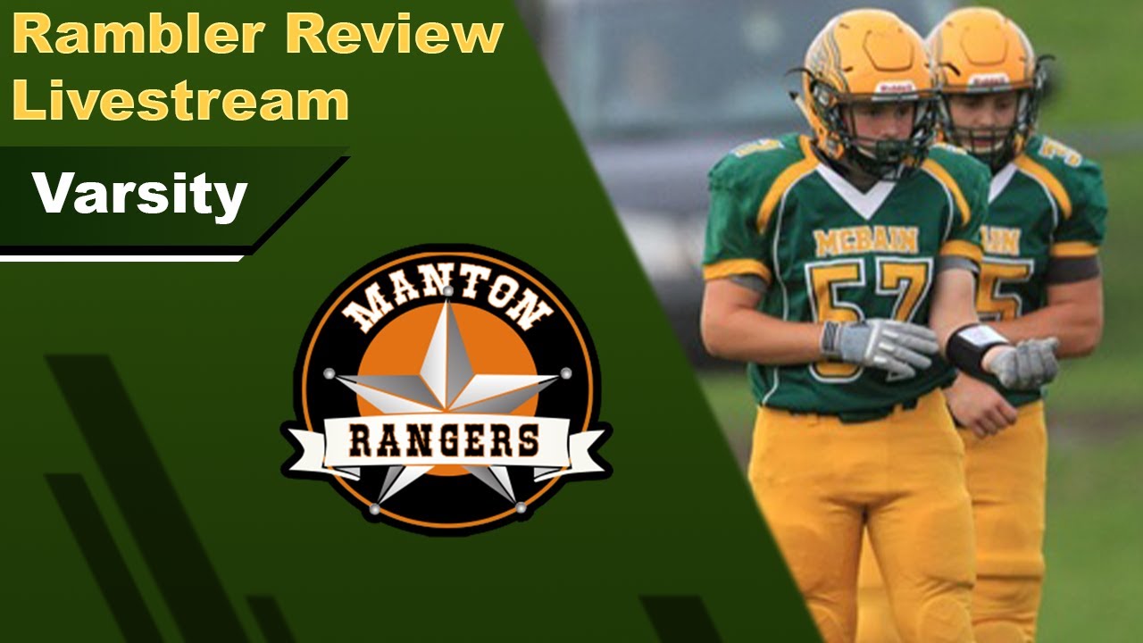 Varsity Football Vs. Manton YouTube