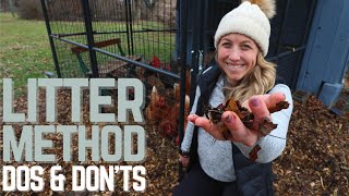 Dos and Don'ts for the Deep Litter Method for your Chicken Coop