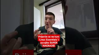 Prijavite se na kurs 'Linux Essentials' i osvojite SUPER NAGRADE!! #shorts