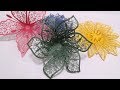 3D Paper Cutting Art Flower④（濱直史の花模様の立体切り絵・花４）