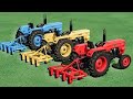 Transport with Colors - CULTIVATING with Porsche Tractors ON TRUCKS - Farming Simulator 22