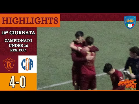 Romulea - Club Olimpico Romano | HIGHLIGHTS XIII giornata Under 16 Reg. Ecc.