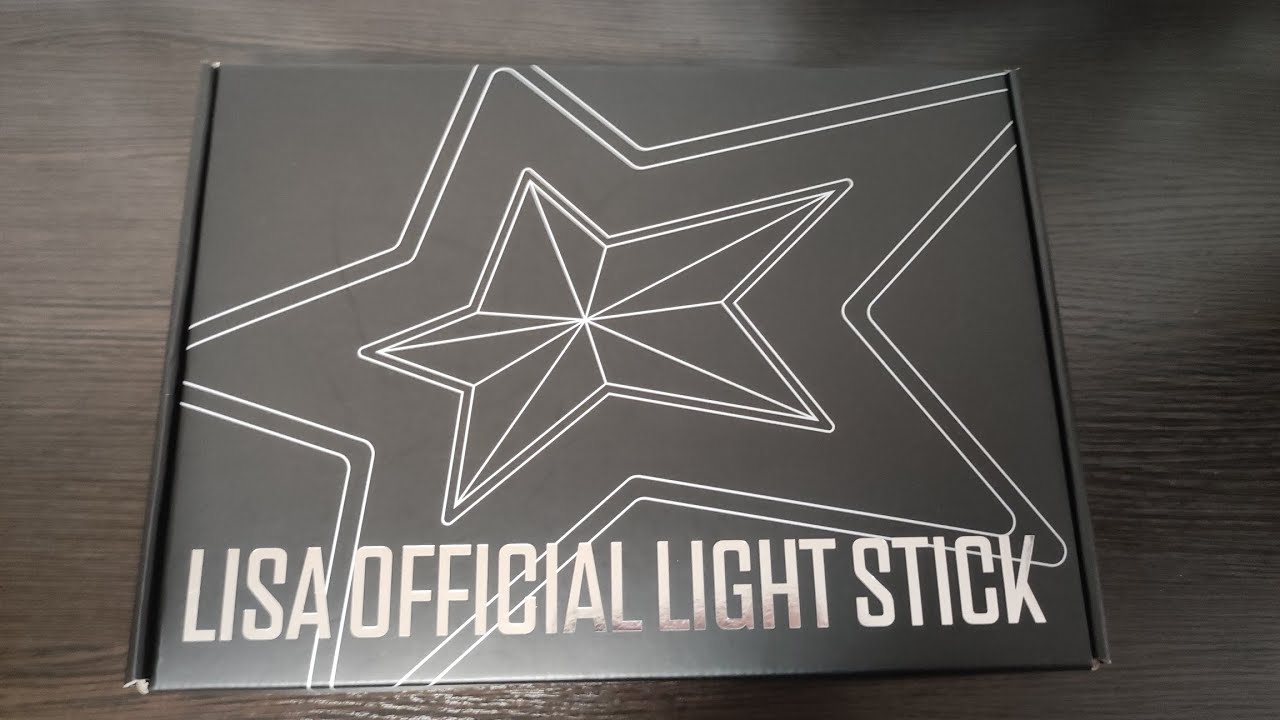 Распаковка лайтстика Лисы / Unboxing Lisa Official Light Stick