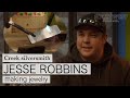 Old style Silversmith, Jesse Robbins Making Jewelry