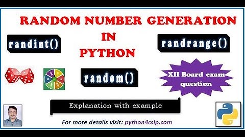 Generate Random Numbers in Python in 30 Seconds!  | randint(), random(), randrange() in Hindi