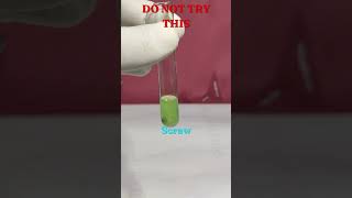 Nitric Acid With two Different Mattel | #science #experiment #shorts