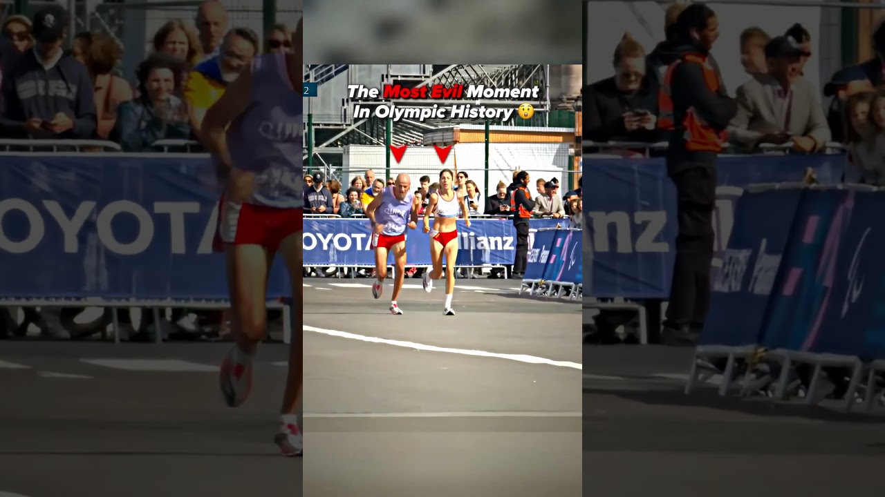 So much for the "Olympic spirit"🙄 #track #marathon #blind #paralympics #sports