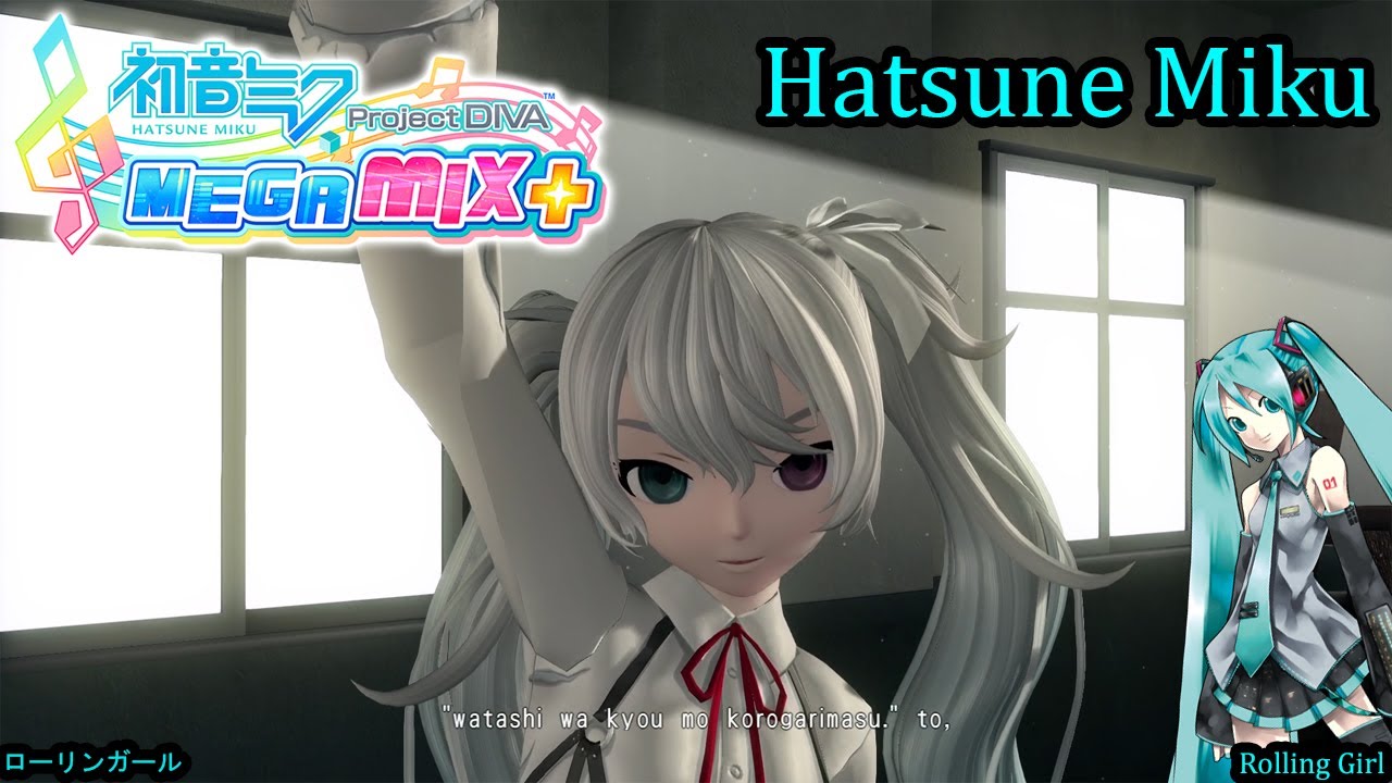 Project Diva Mega Mix+- Hatsune Miku- ローリンガール- Rolling Girl (HD)