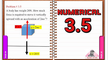 Numerical 3.5 | 9th Physics Chapter 3 numericals #9th #physics #chapter3 #numerical3.5