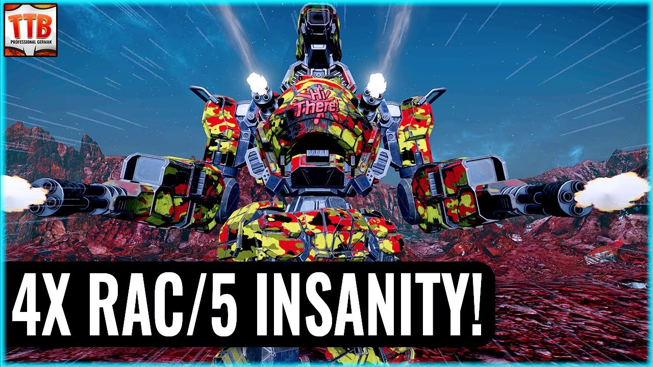 44 DPS - 4x Rotary AC/5 ALPHA STRIKE! - Annihilator - German Mechgineering 